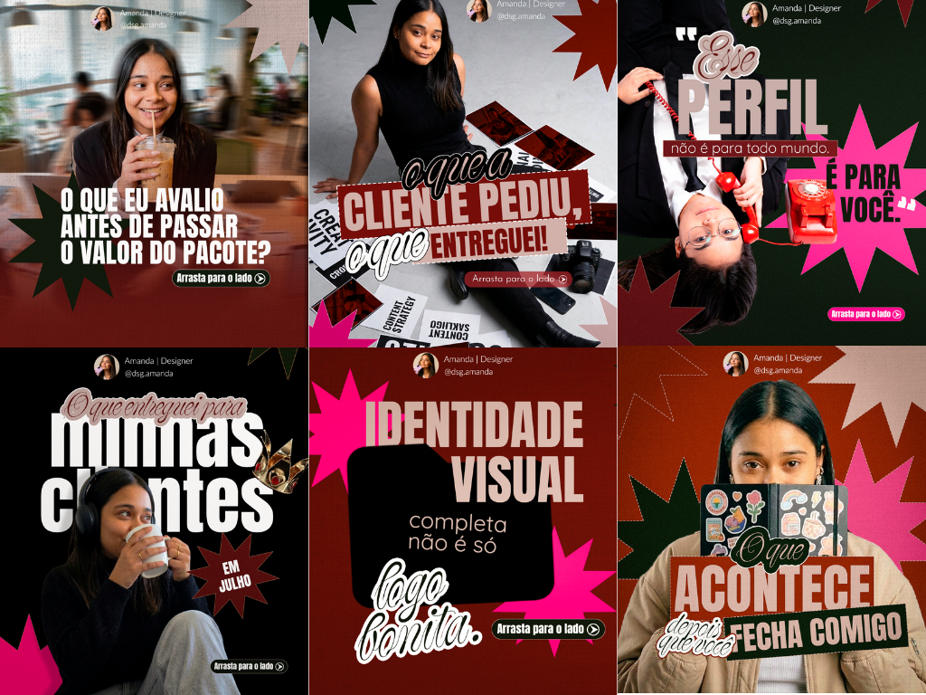 Design de posts @dsg.amanda